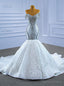 Luxury Hand Work Beading Crystal Appliques Wedding Dresses