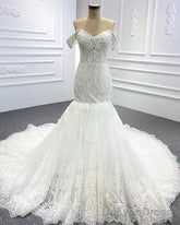 Mermaid Lace Wedding Off The Shoulder Bridal Gowns