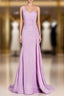 Mermaid One Shoulder Long Bridesmaid Dresses