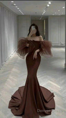 Mermaid Prom Dress Satin Prom Dresses Prom Dresses