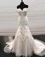 Mermaid Sweetheart Wedding Dress Off The Shoulder Lace Embroidery