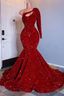 New Arrival Mermaid Red Prom Dress Cheap Red Prom Dresses Cheap