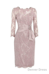 New Arrival Sheath Mothers Dresses With Lace Blink Sequins Elegant Mother Of The Bride Dress Long Sleeve Evening Gowns Prom Dress