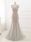 New Prom Dresses Mermaid Prom Women Gown Lace Beading