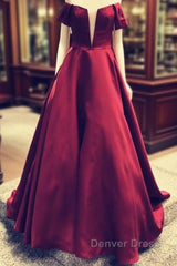 Off Shoulder Floor Length Ballgowns Prom Dresses