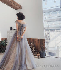 Off Shoulder Long Sweetheart Lace Applique Prom Dress Party Dress, Floor Length Evening Dresses