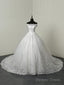 Off The Shoulder Ball Gowns Wedding Dress Short Sleeve Lace Applique Tulle Bridal Dresses