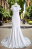 Off The Shoulder Hourglass Court Train Bridesmaid Dresses