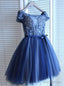 Off The Shoulder Short Mini Prom Dress Juniors Homecoming Dresses