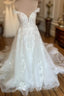 Off The Shoulder Tulle Lace Wedding Dresses