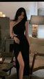 One Shoulder Sexy Tight Elegant Dress For Women, Prom Dress Special Occasion Prom Dresses