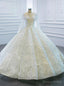 Online Store White Ball Gowns Lace Appliques Long Sleeve Beading Wedding Dresses