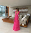 Pink Backless Prom Dress