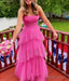 Pink prom Dress Prom Gowns Long Prom Dresses