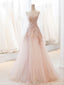 Pink StraplessTulle Ball Gowns Beaded Shiny Prom Dress Pink Sweet 16 Dresses