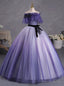 Pink Tulle Sequins Off the Shoulder Beading Quinceanera Dresses