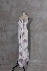 Pretty A Line Halter Floral Chiffon Long Prom Dresses Birthday Dresses For Women