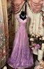 Pretty A Line Sweetheart Neckline Long Tulle Lilac Party Dresses Prom Dress