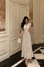Pretty Sheath V Neckline Satin Floral Prom Dresses Birthday Outfits Prom Gowns