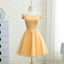 Princess A-Line Prom Dress Lace Up Back Homecoming Dresses