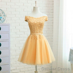 Princess A-Line Party Dress Lace Up Back Homecoming Dress