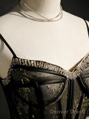 Princess Black Hoco Dress Short Homecoming Dresses