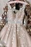 Princess Short A-Line Ivory Homecoming Dress Prom Dresses