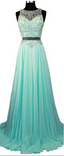 Sparkle Prom Dress With Silver Beading Chiffon Prom Dresses Simple Prom Gown