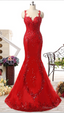 100%Real Photo Long Sweetheart Tulle Mermaid vestido de festa Sequined Appliques Floor Length Prom Dresses