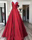 Red Prom Dress, Red Ball Gown Red Prom Dress, Long Prom Dresses, Long Prom Gown