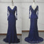 Lace Prom Dress, Long Sleeve Prom Dress, V Neck Prom Dress, Sexy Prom Dress, Formal Dresses, 2026 Cheap Prom Dress, Long Prom Dress, Dresses For Prom