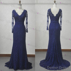 Lace Prom Dress, Long Sleeve Prom Dress, V Neck Prom Dress, Sexy Prom Dresses, Prom Dresses, 2025 Cheap Prom Dresses, Long Prom Dress, Dress For Prom
