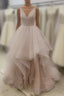 Gorgeous A Line V Neck Spaghetti Straps Long 2026 Pink White Champagne Wedding Dresses