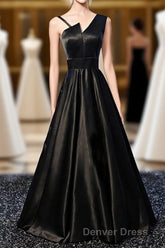 Stylish Satin Long Prom Gown Formal Dresses