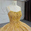 Quinceanera Dress Gold Beading Prom Long Prom Dresses Spaghetti Straps Ball Gowns