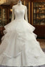 Real Photo Ivory A-Line Wedding Dresses