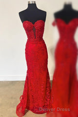 Sweetheart Periwinkle Keyhole Mermaid Prom Dresses with Appliques