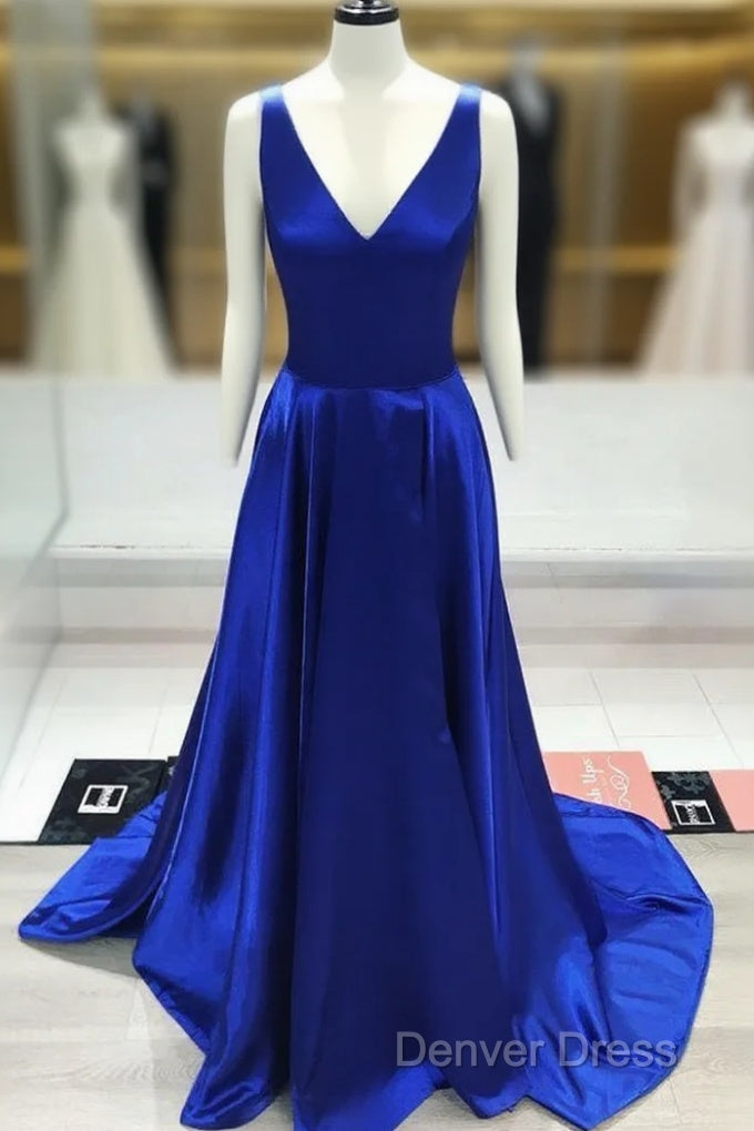Royal Blue Prom Dress , Formal Dress, Evening Dress, Dance Dresses, Gr