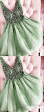 Sage Green Beach Bridesmaid Homecoming Dresses