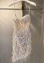 Sequin Prom Dress, Sheath Short Prom Dresses