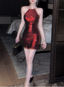Sexy Halterneck Hip-Hugging Sparkly Backless Homecoming Dresses