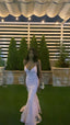 Sexy Mermaid Spaghetti Straps Sleeveless Lace Pink Prom Dresses Birthday Outfit