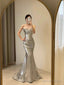 Sexy Mermaid Sequin Long Prom Dress Birthday Outfits