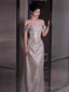 Sexy Sheath Off The Shoulder Sequin Long Prom Dress Birthday Outfits