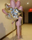 Sexy Sheath Strapless Pink Chiffon Short Summer Birthday Dress Hoco Dress Birthday Outfit 18Th Birthday Mini Prom Dresses