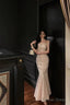 Sexy Sheath Sweetheart Sequin Lace Long Prom Dress