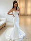 Sheath Column Bateau Court Train Stretch Crepe Wedding Dresses