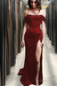 Sheath Prom Dress Minimalist Dresses Prom Sweep Brush Train Strapless Charmeuse