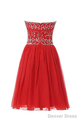 Short Beading Prom Homecoming Dresses For Juniors