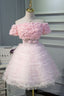 Short Pink Prom Dress Homecoming Dresses